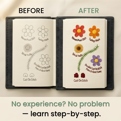 Embroidery Stitch Book - No Stress!