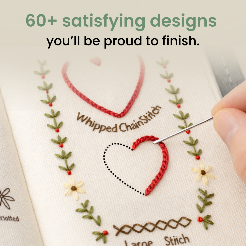 Embroidery Stitch Book - No Stress!